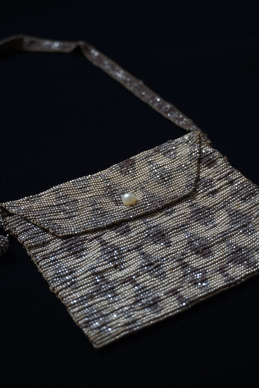 1920's Steel Cut Beaded Purse Flapper