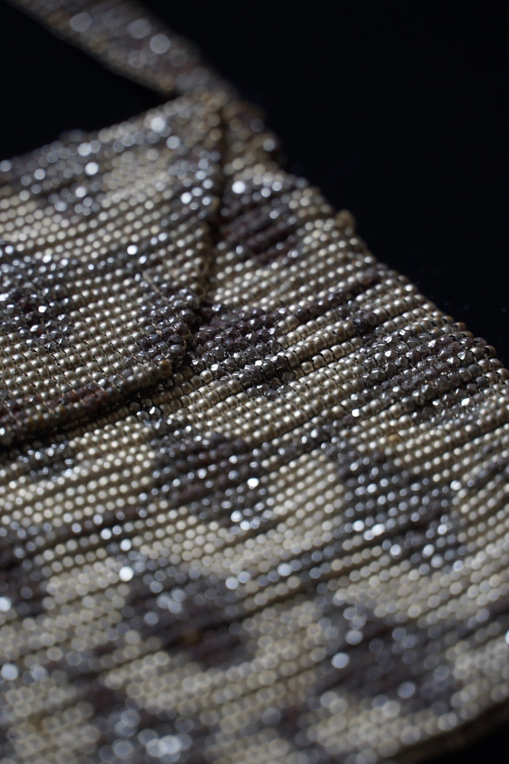 1920's Steel Cut Beaded Purse Flapper