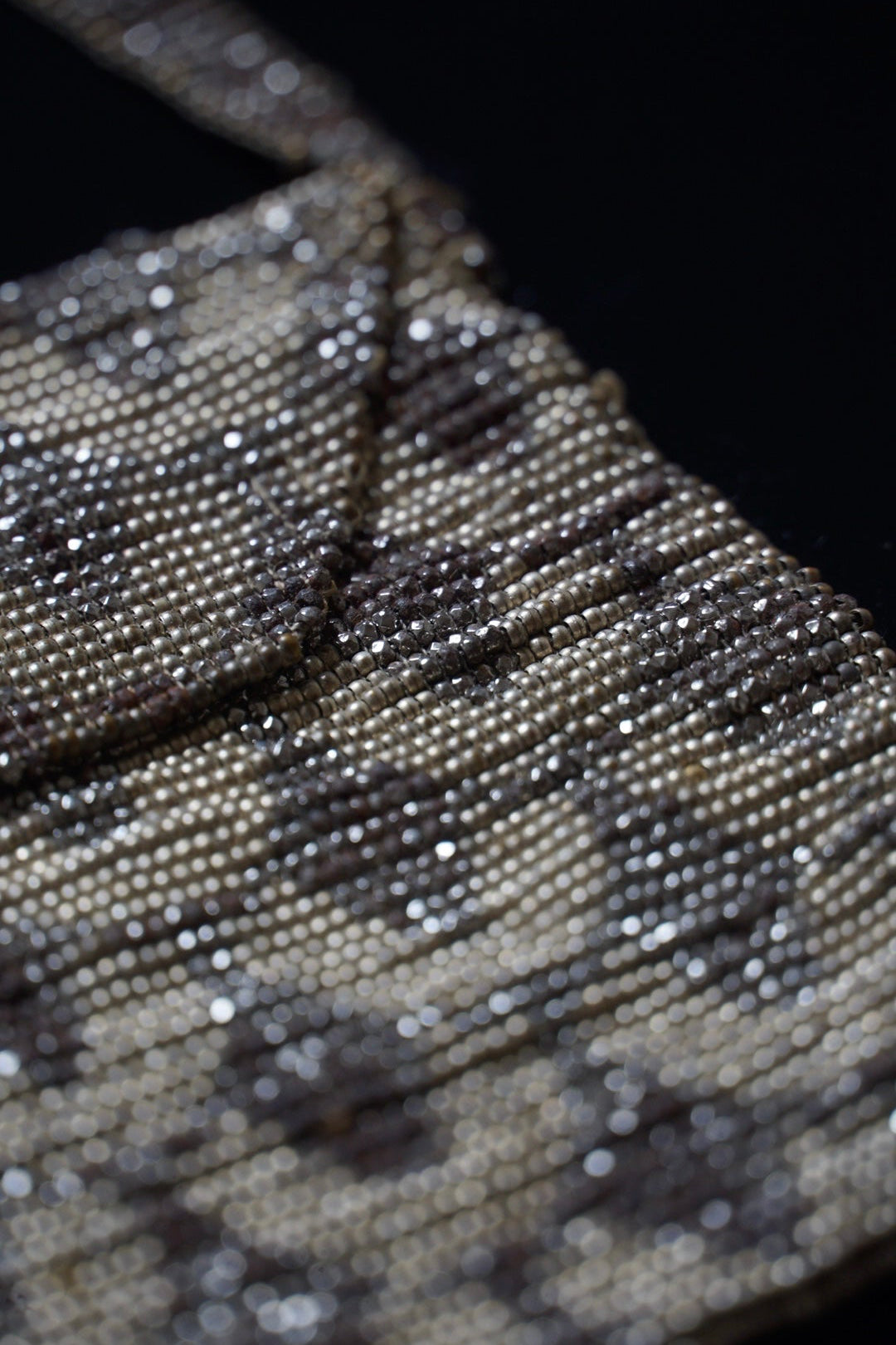 1920's Steel Cut Beaded Purse Flapper