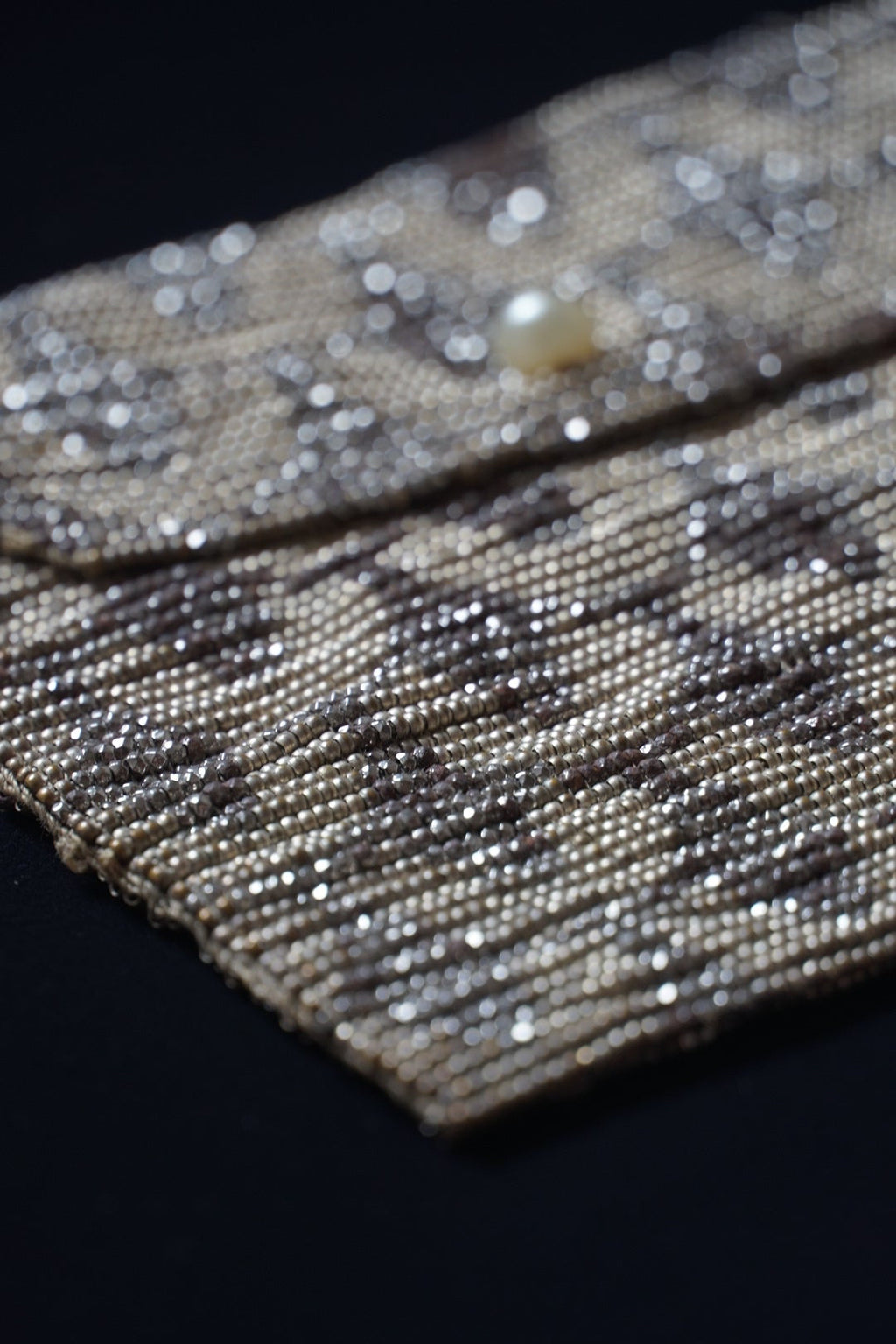 1920's Steel Cut Beaded Purse Flapper