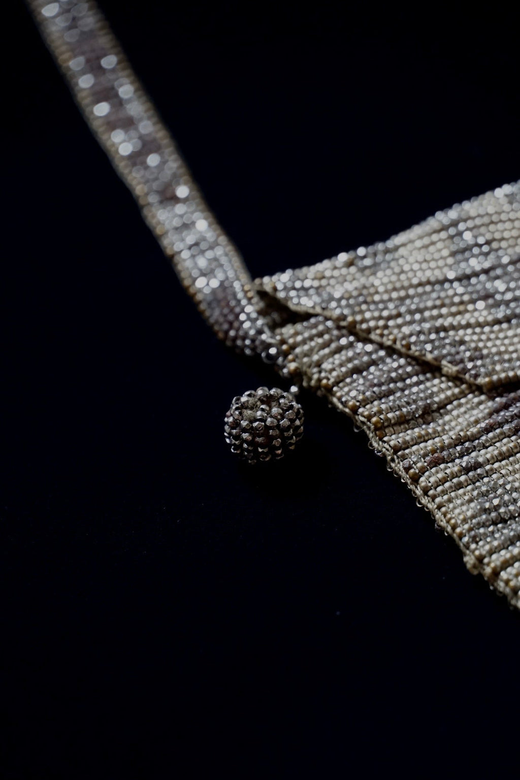 1920's Steel Cut Beaded Purse Flapper