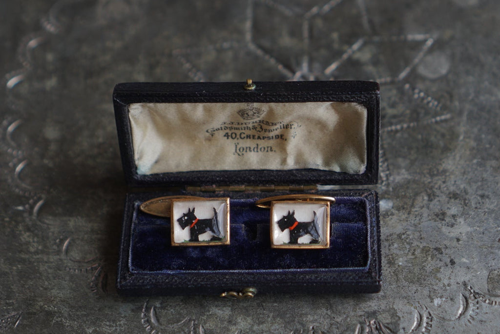 1950's Schnauzer Cuff Links