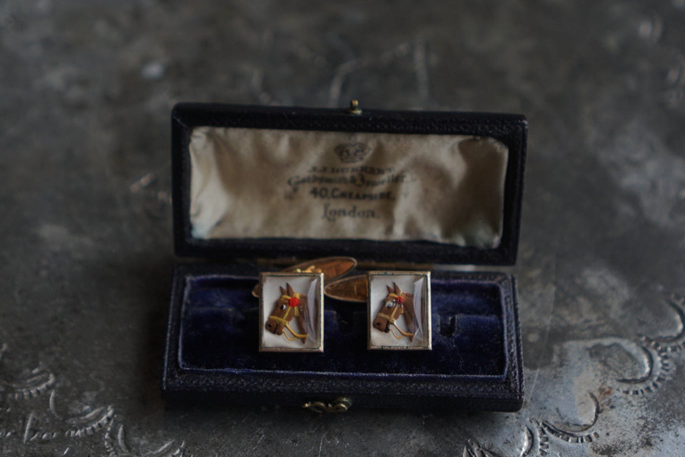 1950's Horse Head Cuffs Links