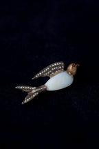 Victorian Opal×Pearl×Ruby Swallow Brooch