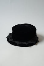 1960’s Black Velvet Hat