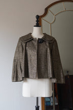 Vintage Big Collar Flare Jacket