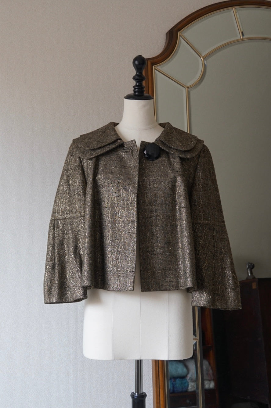 Vintage Big Collar Flare Jacket