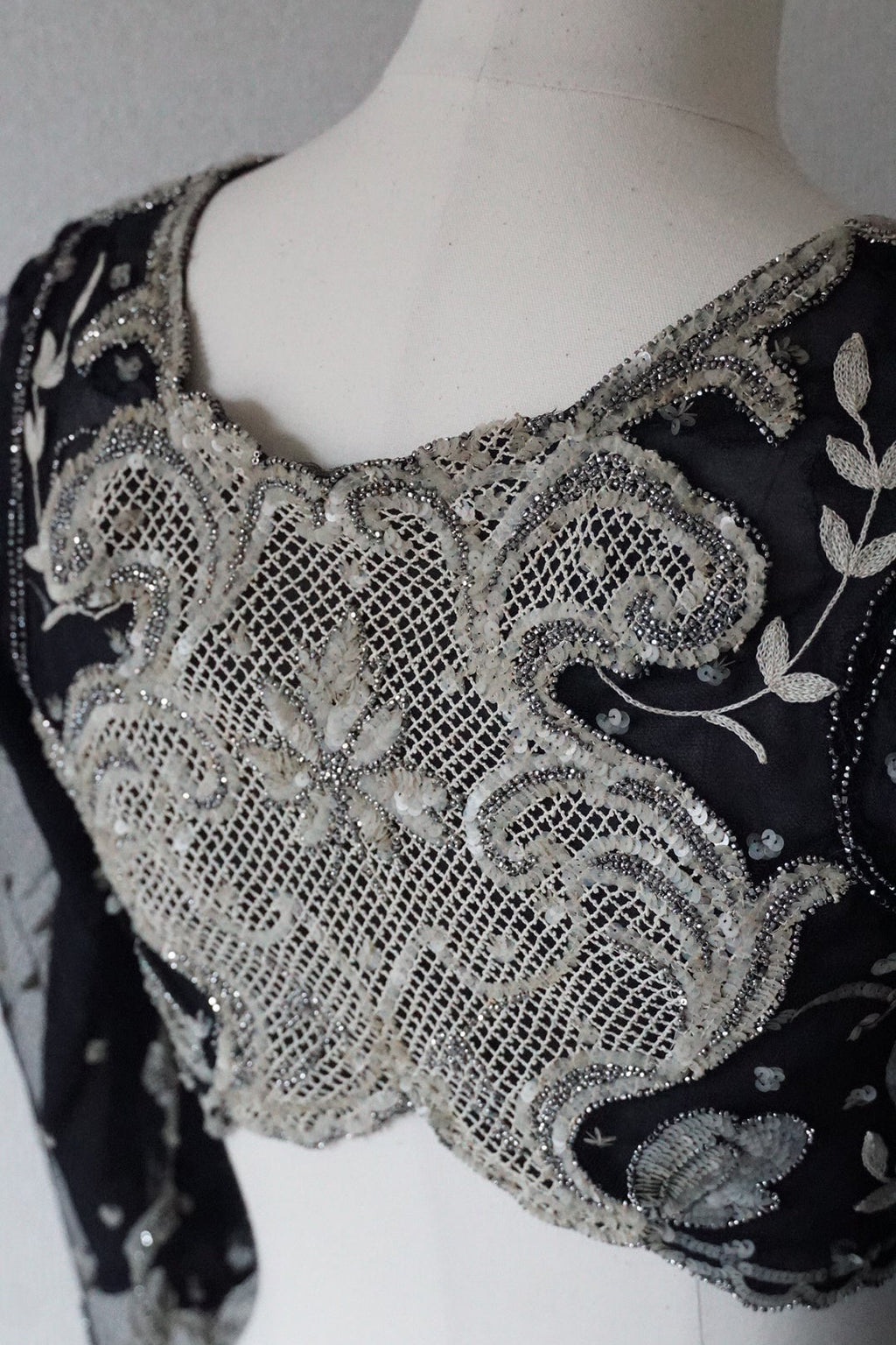 Edwardian Sequins×Beads Bolero