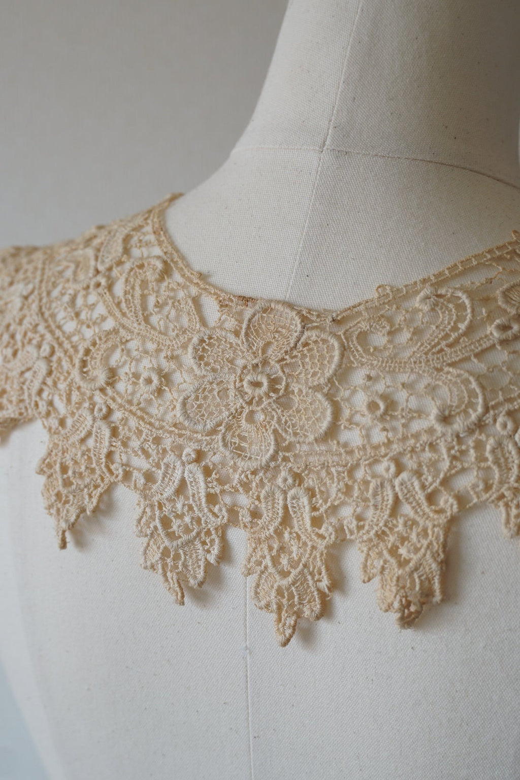 Victorian Floral Lace Collar