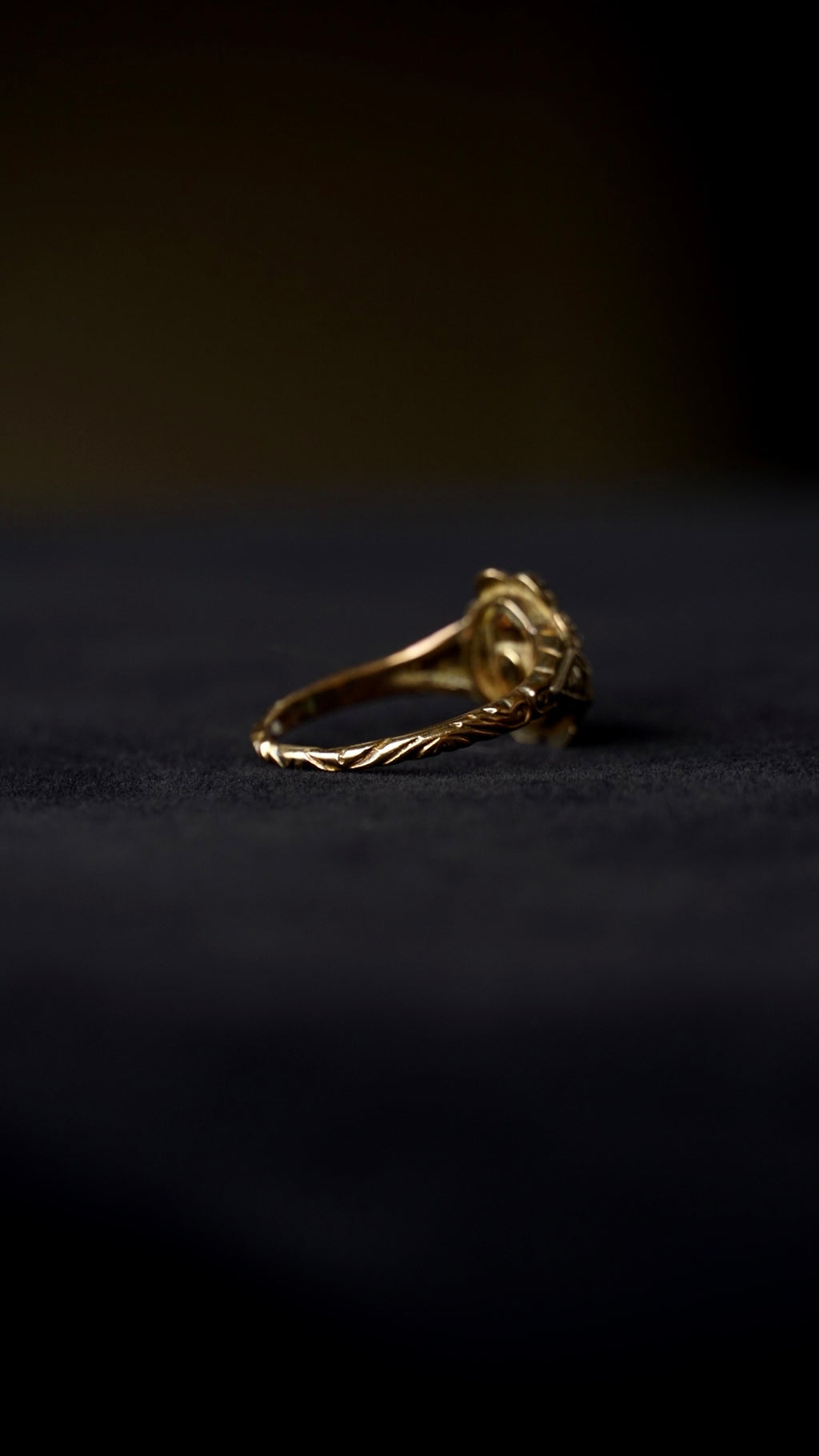 Georgian Dutch Rose-cut Diamond Cluster Ring