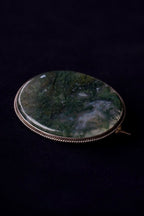 1890's Moss agate Brooch