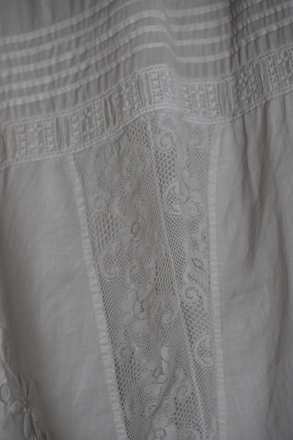 Edwardian Cutwork Lace Skirt