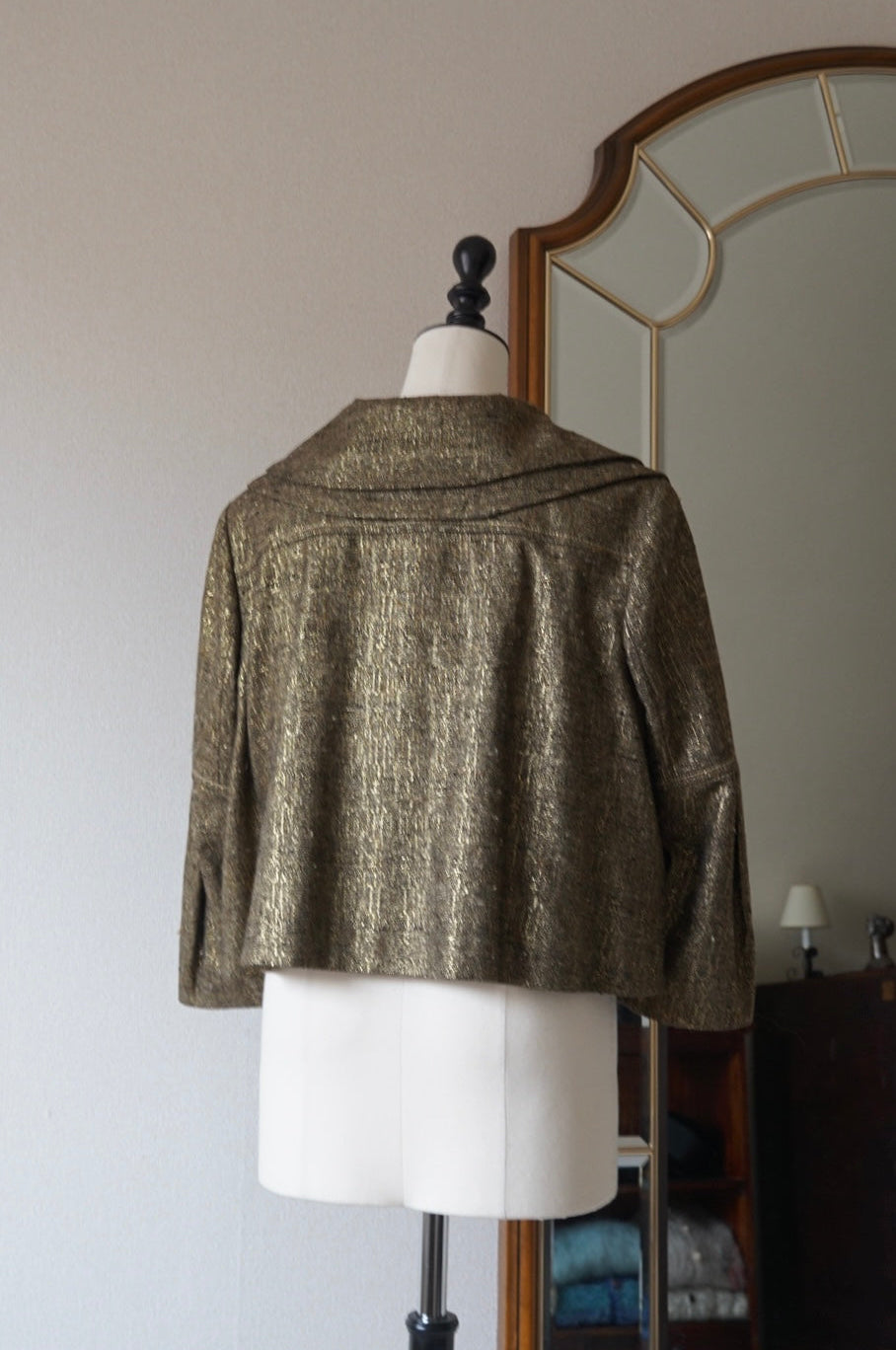 Vintage Big Collar Flare Jacket