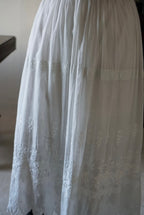 Edwardian Scalloped Embroidery Skirt