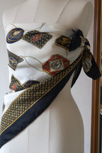Vintage Geometric Scarf
