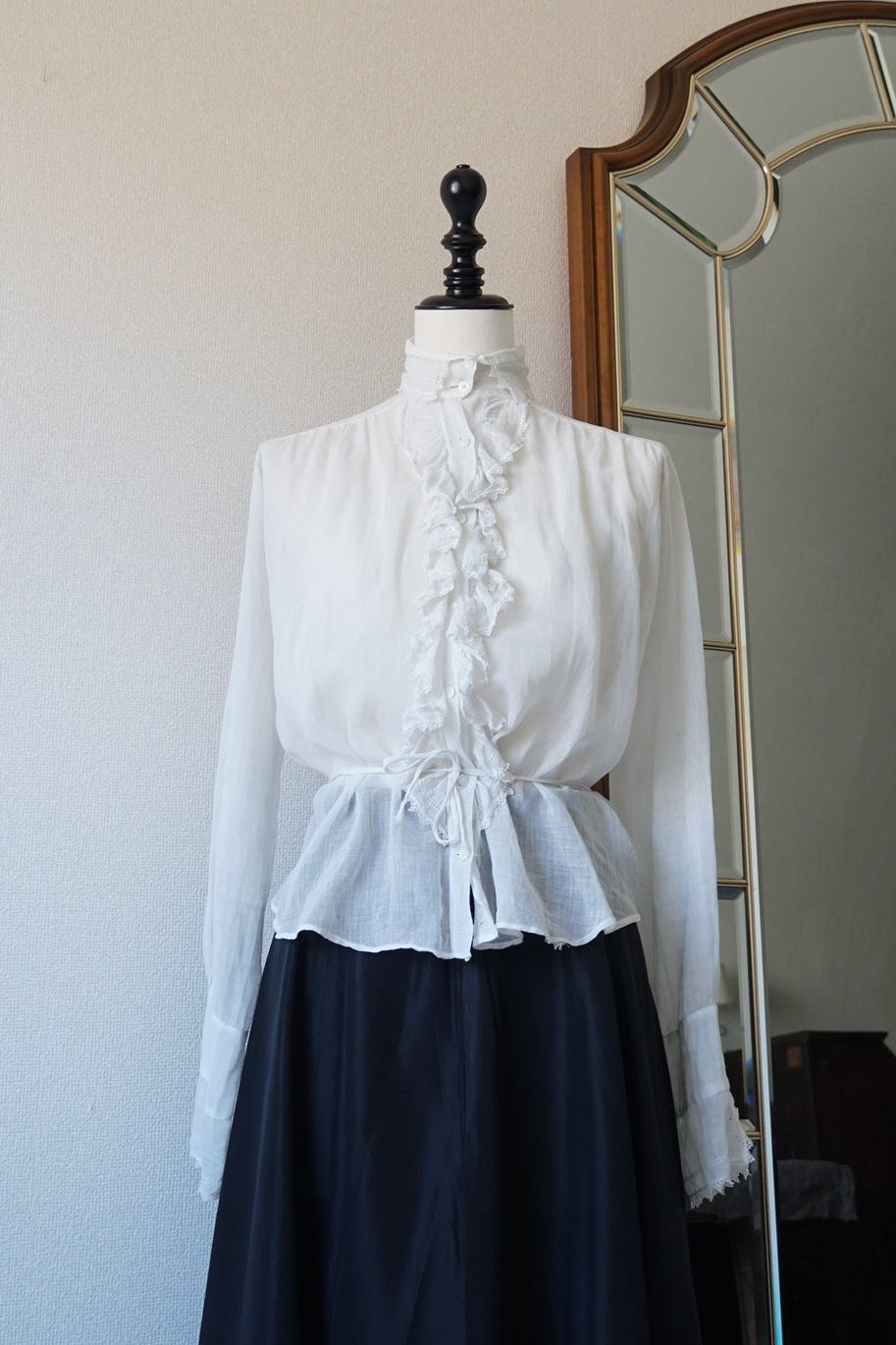Edwardian Ruffle Front Blouse