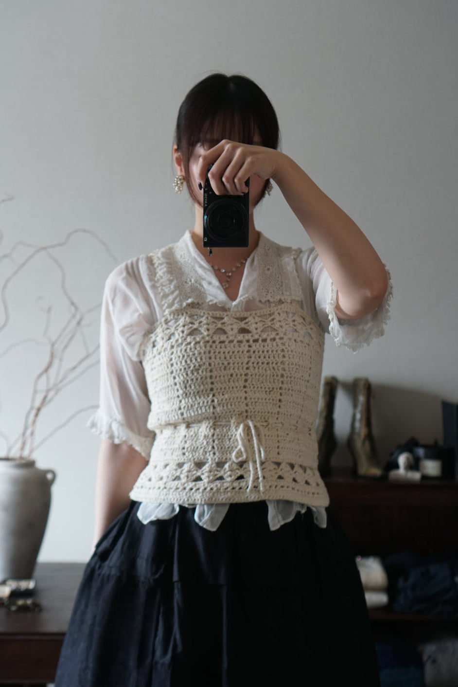 1950’s Handmade Crochet Vest