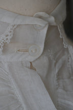 Edwardian Ruffle Front Blouse