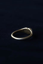 Vintage 18K Black Heart Ring