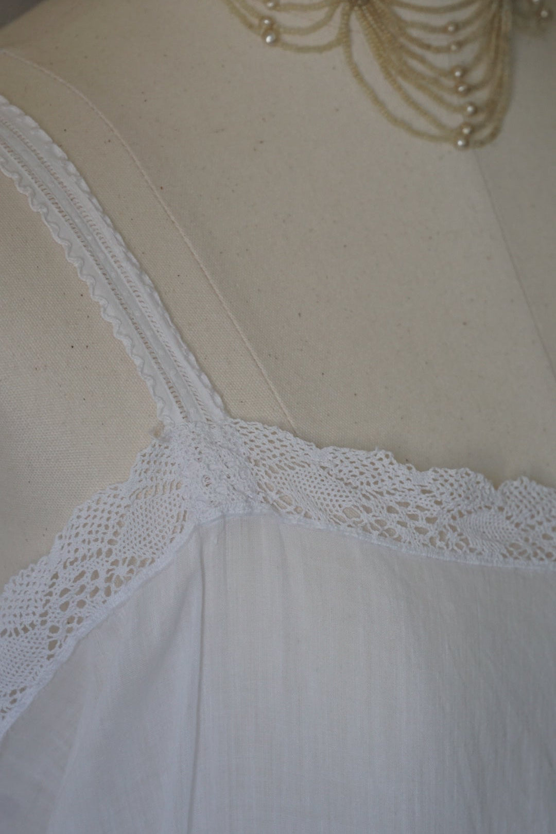 1910's Lace and Embroidery Nighty