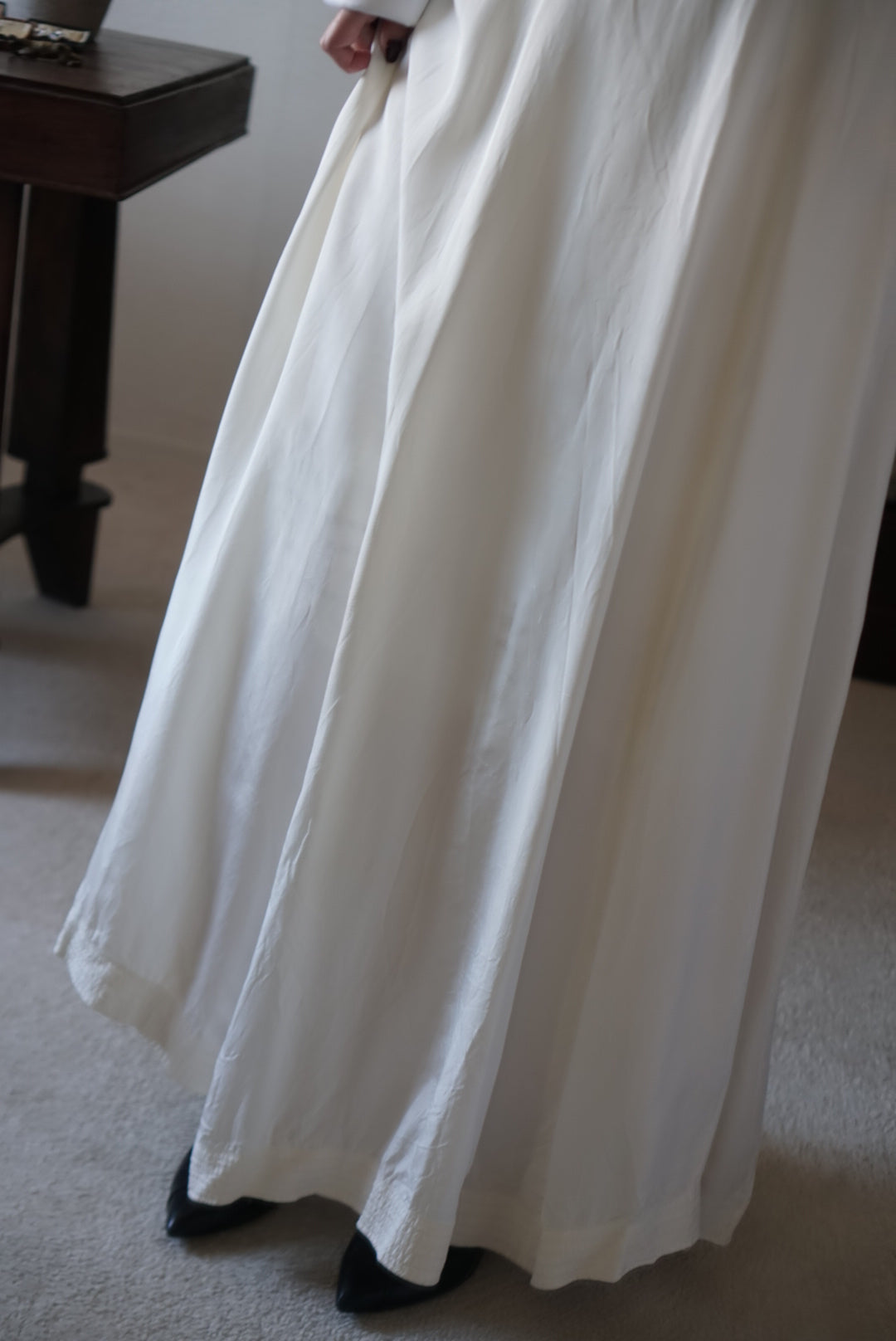1950's Satin Long Skirt