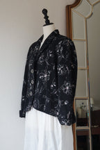 Vintage Floral with Sequins Jacket