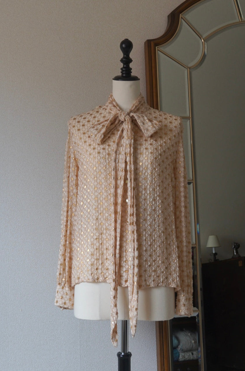 1960's Polka Dot Blouse