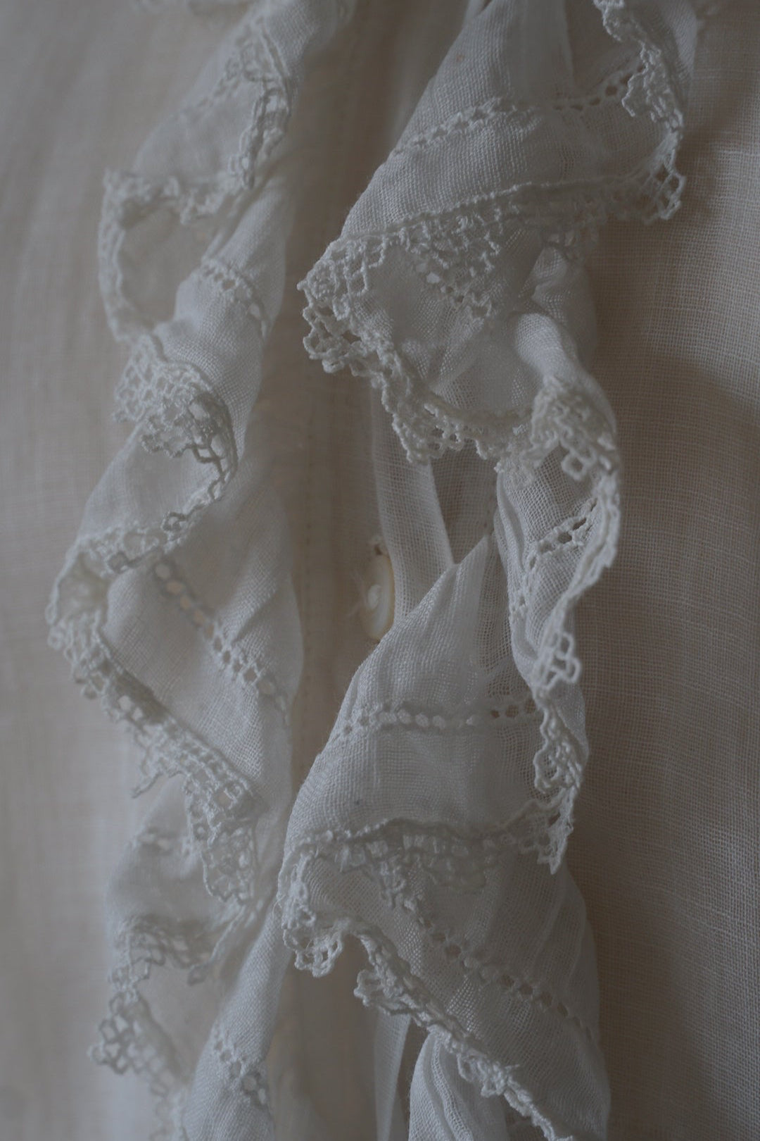 Edwardian Ruffle Front Blouse