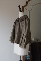 Vintage Big Collar Flare Jacket