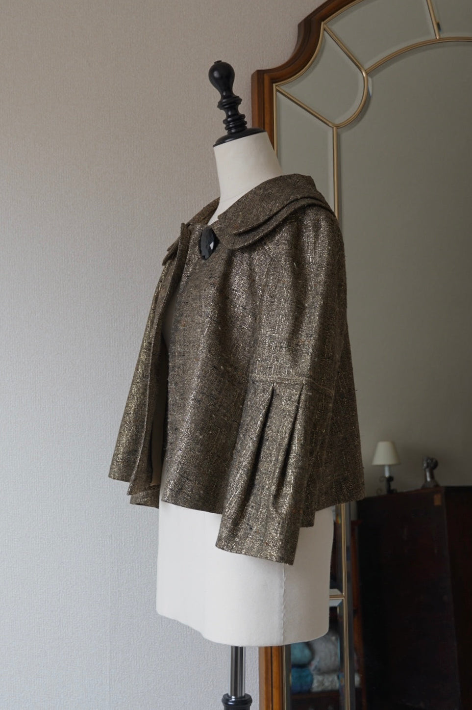 Vintage Big Collar Flare Jacket