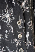 Vintage Floral with Sequins Jacket