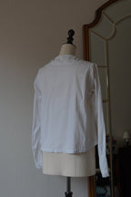 Antique French White Cotton Blouse