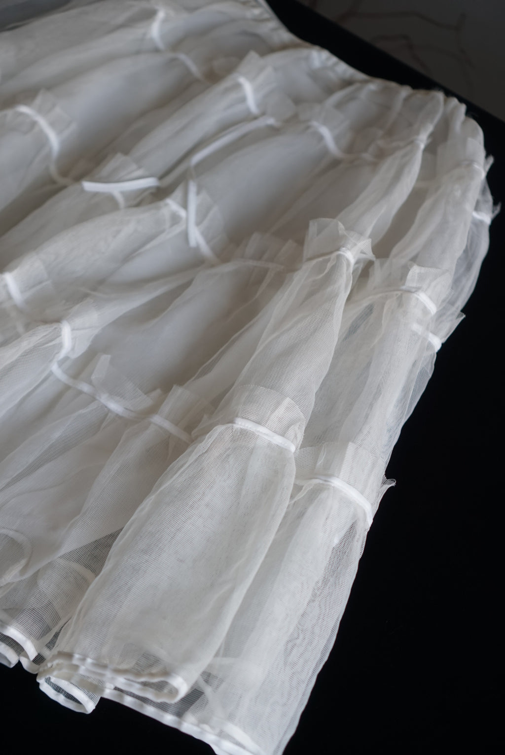 1950's White Tulle Petticoat
