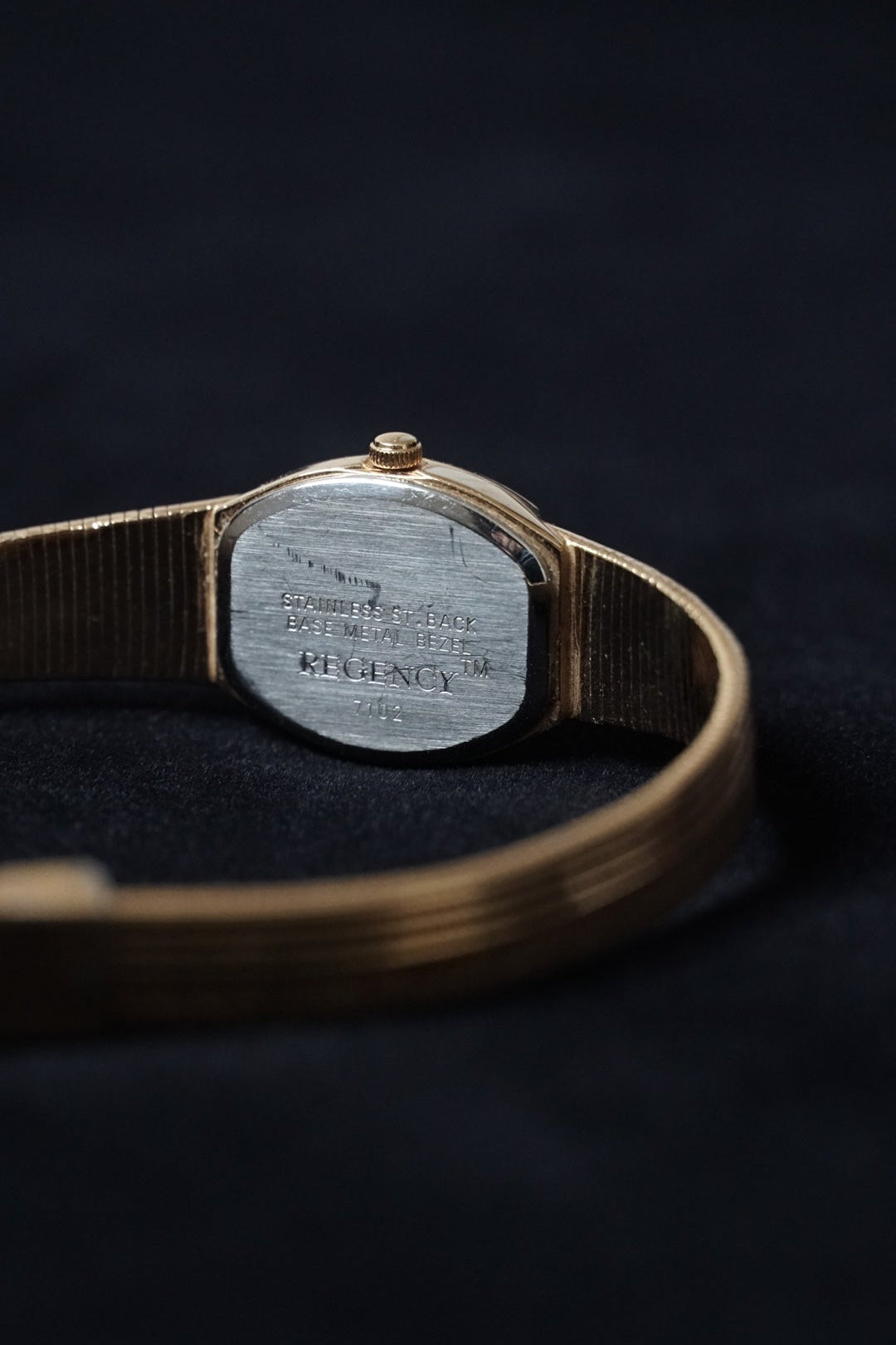 Vintage Quartz Gold Watch