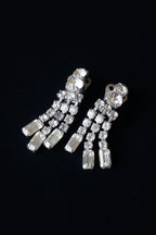 Vintage Glass Chandelier Earrings