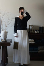 1950's Satin Long Skirt