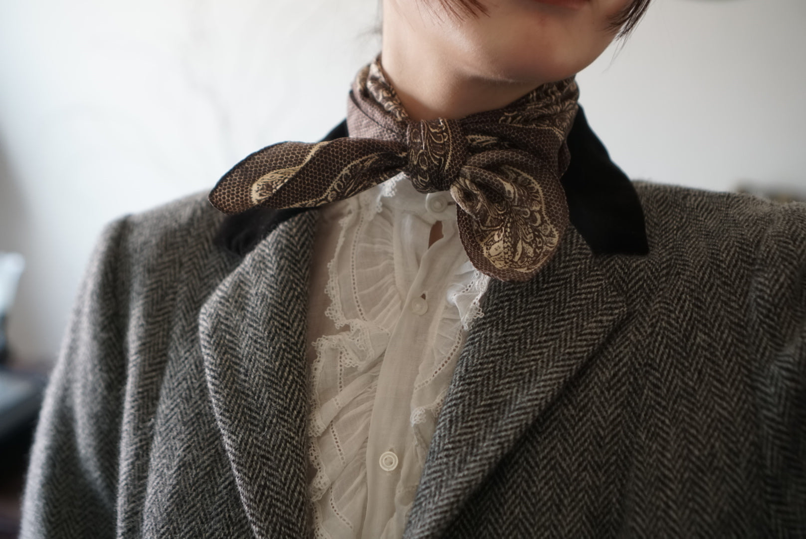 Vintage Brown Scarf