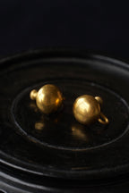 Vintage Gold Ball Earrings