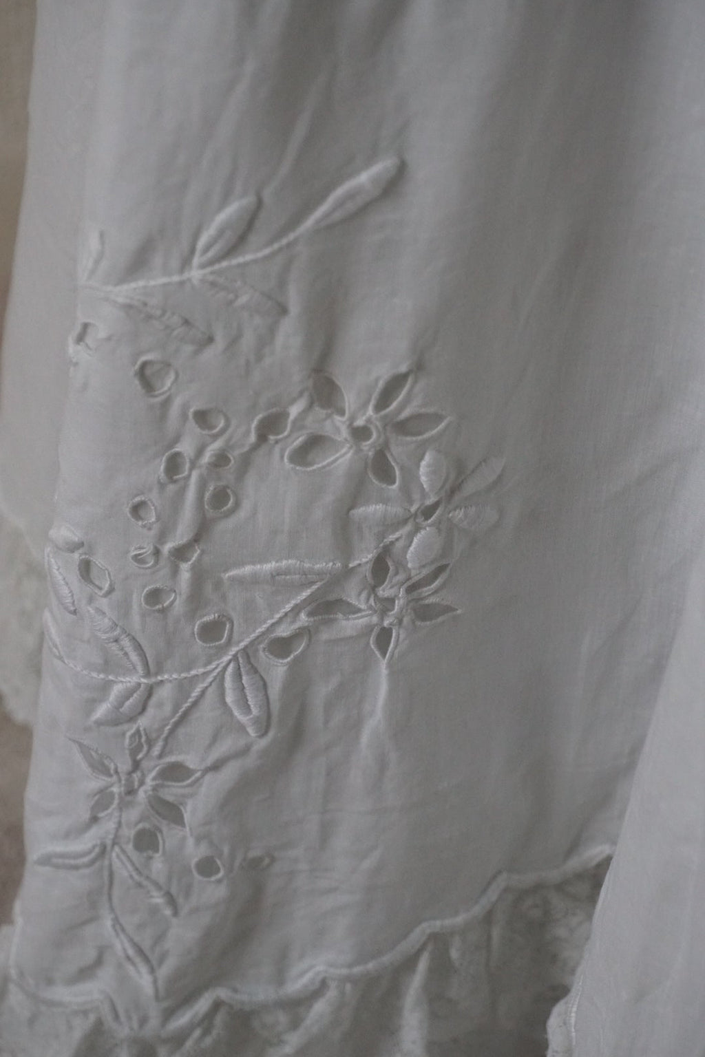 Edwardian Cutwork Lace Skirt