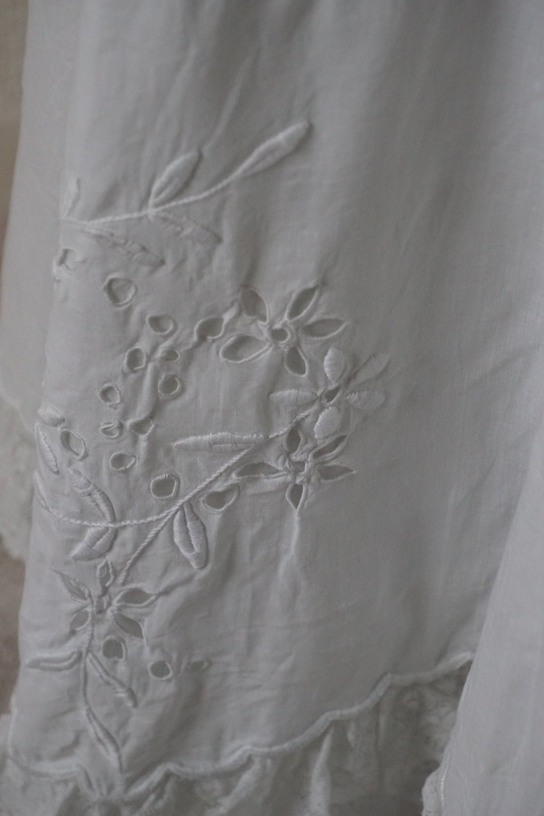 Edwardian Cutwork Lace Skirt