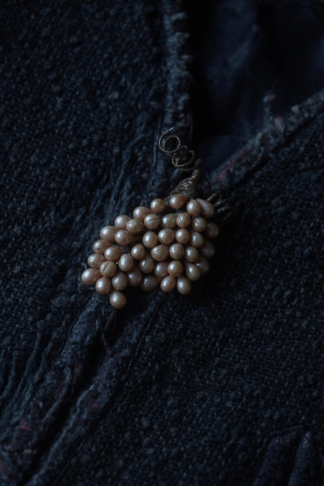 1950's Grape Pearl Dress Pin