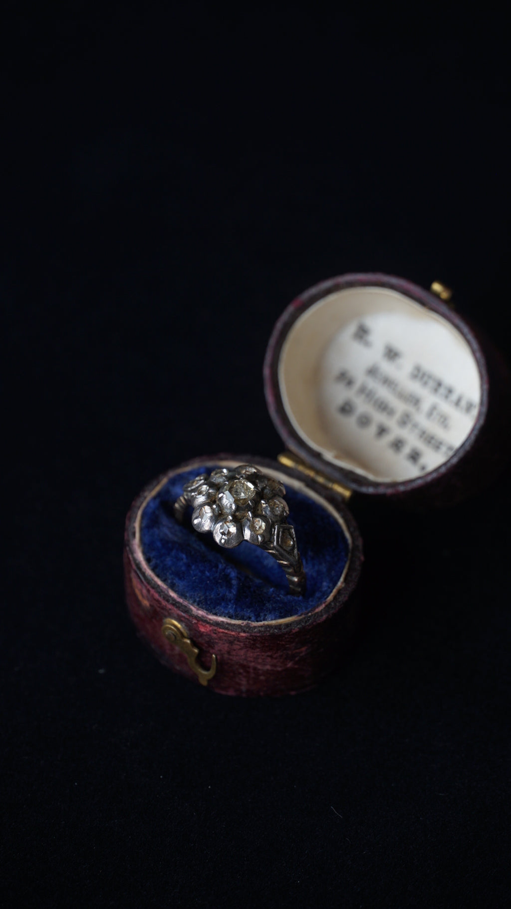 Georgian Dutch Rose-cut Diamond Cluster Ring