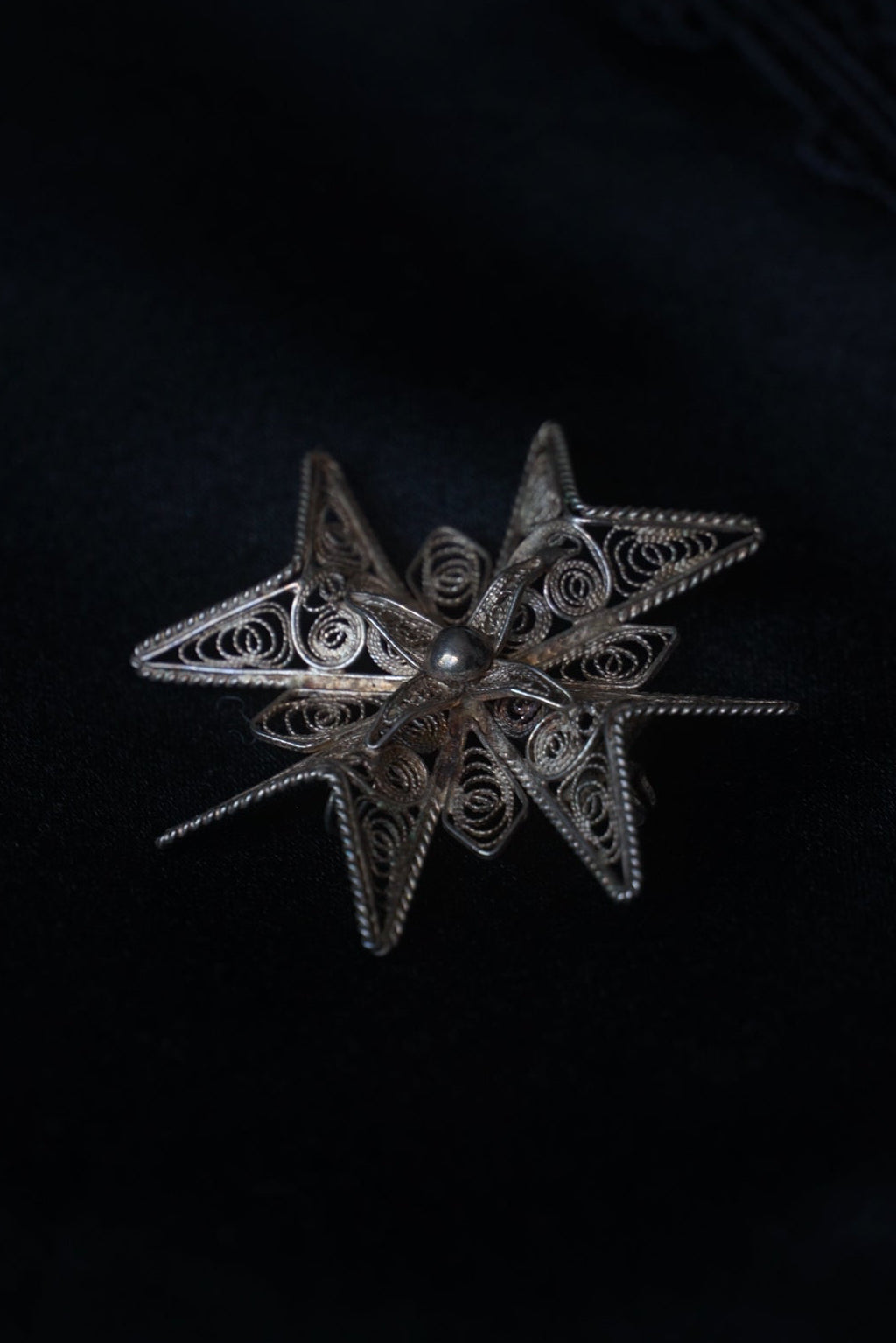 1920’s Silver Filigree Brooch