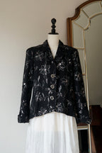Vintage Floral with Sequins Jacket