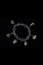 Vintage 800silver Bracelet with Filigree Charm