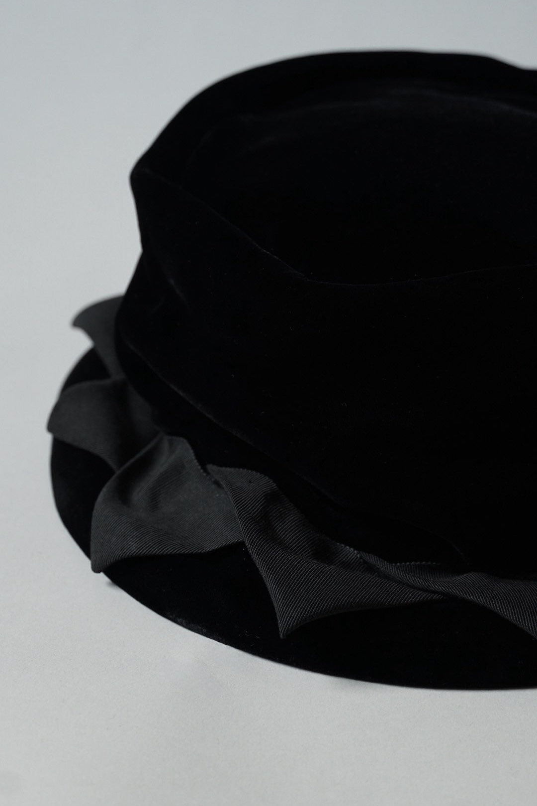 1960’s Black Velvet Hat