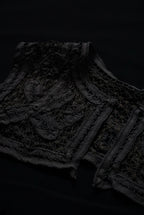 Victorian Black Lace Collar