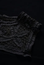 Victorian Black Lace Collar
