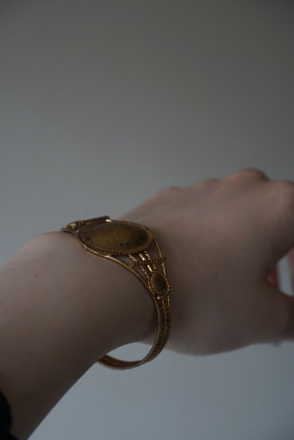 Victorian Brass Wire Bangle