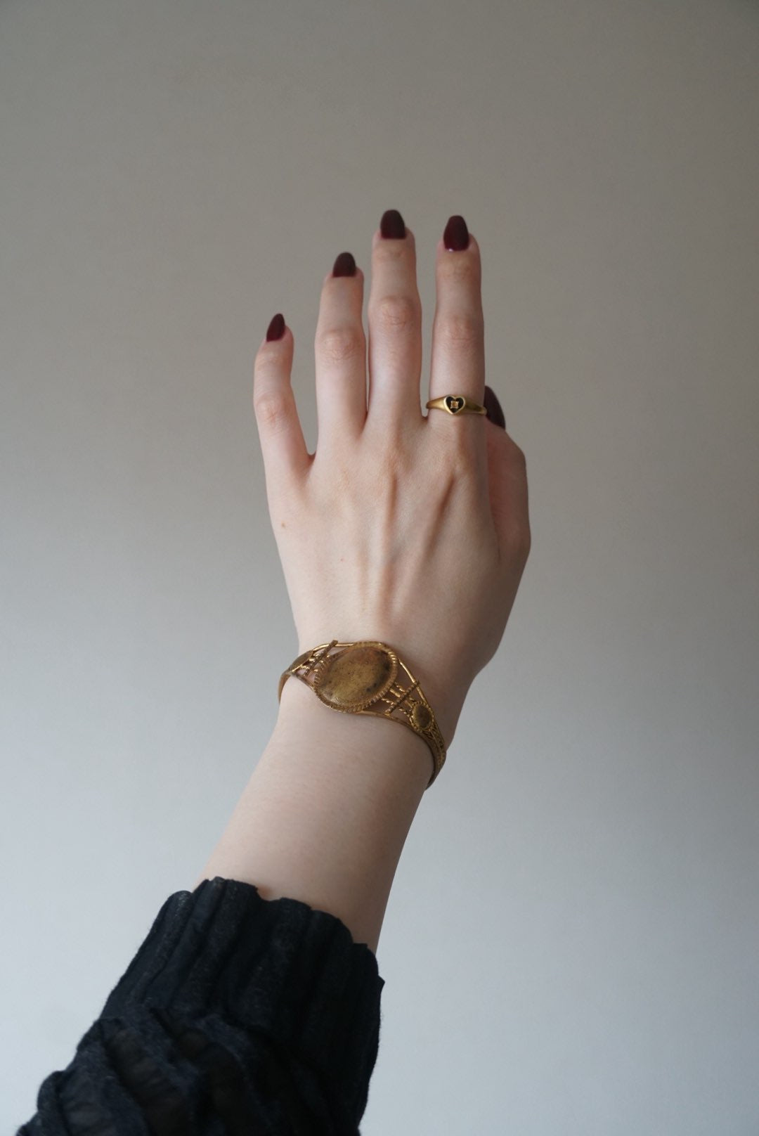 Victorian Brass Wire Bangle